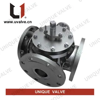 Flanged 3 Way Ball Valve