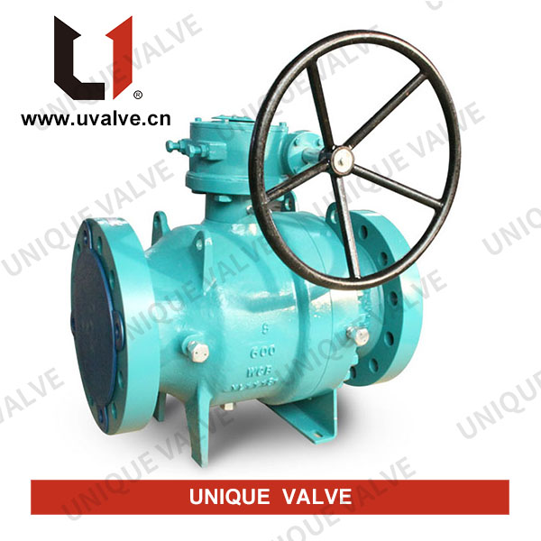 ASTM A216 WCB Trunnion Mounted Ball Valve, 8 Inch, 600 LB