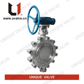 Soft Seated Butterfly Valve, ASTM A216 WCB, Worm Gear