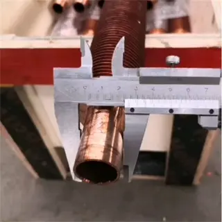 Copper Finned Tubes, Extruded, OD 17.1-73 MM