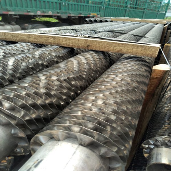 Wrinkle Extruded Finned Tubes, Aluminum or Copper Fin