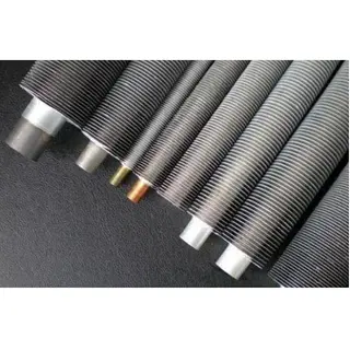 LL Spiral Wound Fin Tube, Copper, Aluminum, OD 16-63 MM
