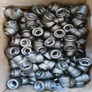 90 Deg ASTM A105 Socket Weld Elbows, 1/8 - 4 Inch