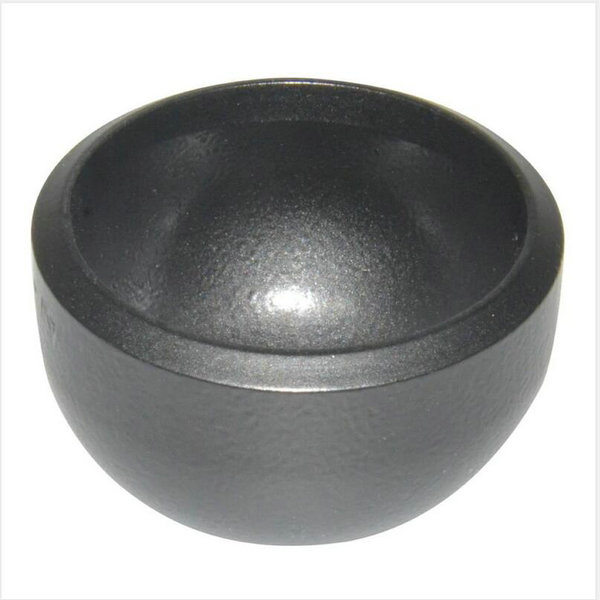 ASTM A420 WPL6 Black Painted Pipe Cap, 1/2 - 96 Inch