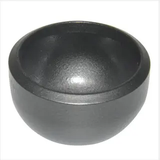 ASTM A420 WPL6 Black Painted Pipe Cap, 1/2 - 96 Inch