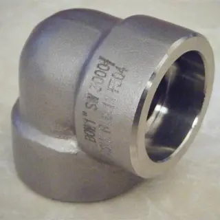 ASME B16.11 Forged Pipe Elbow, 3000 LB, SW, NPS 1/2-8 Inch