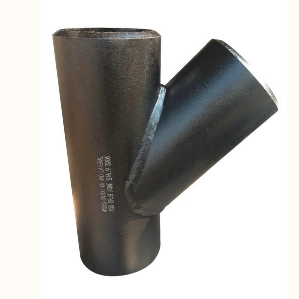 45 Deg ASTM A860 WPHY 65 Lateral Tee, 1/2-72 Inch