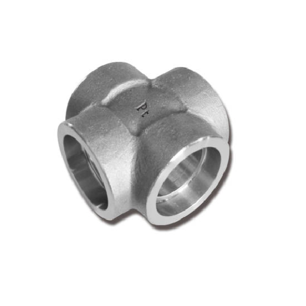 ASTM A105 Equal Pipe Cross, ASME B16.9, 1/2-8 Inch, SW