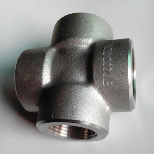 ASTM A105 Equal Pipe Cross, ASME B16.9, 1/2-8 Inch, SW