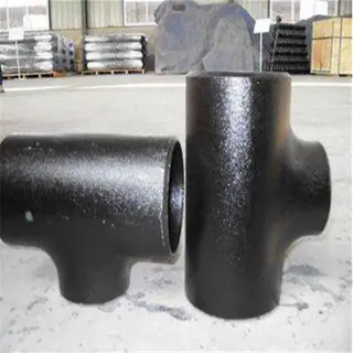 ASTM A234 WPB Pipe Tee, Seamless, 4 Inch, SCH 80, ASME B16.9