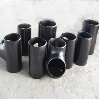 DIN Pipe Reducing Tee, Butt Welded, 20 Inch