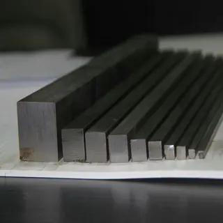 Metal Square Bar, Steel, Aluminum, Brass, Bronze, Copper