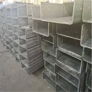 Mild Galvanized U-shaped Steel Bar, S235JR, 50*2.5 MM