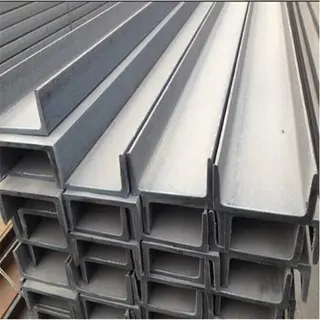 Mild Galvanized U-shaped Steel Bar, S235JR, 50*2.5 MM
