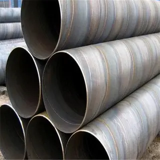 API 5L PSL1 X60 SSAW Steel Pipes, 24 Inch
