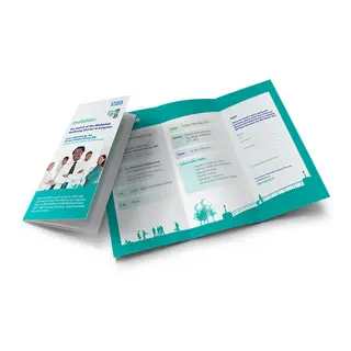 custom printed leaflet