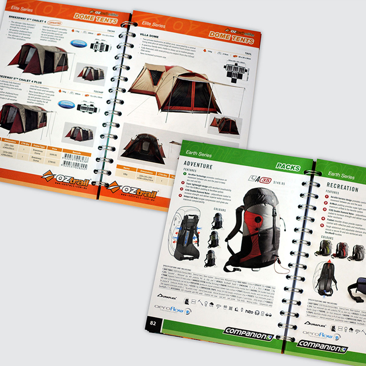Custom Wire-O Bound Catalog Printing