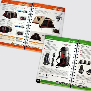 Custom Wire-O Bound Catalog Printing
