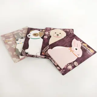 Custom Printed Cute Cartoon Doggy and Bunny Note Pads