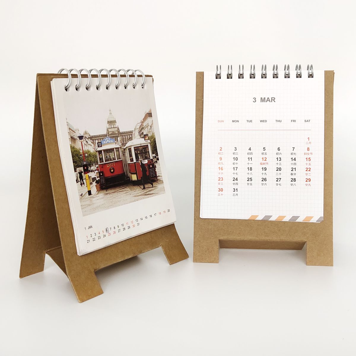 customize-mini-monthly-standing-desk-calendar-supplier-china-bavora