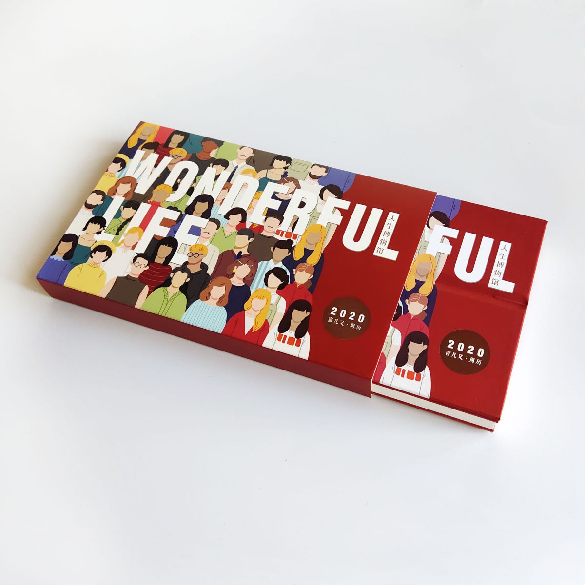 Custom Printed Foldable Desktop Souvenir Calendars