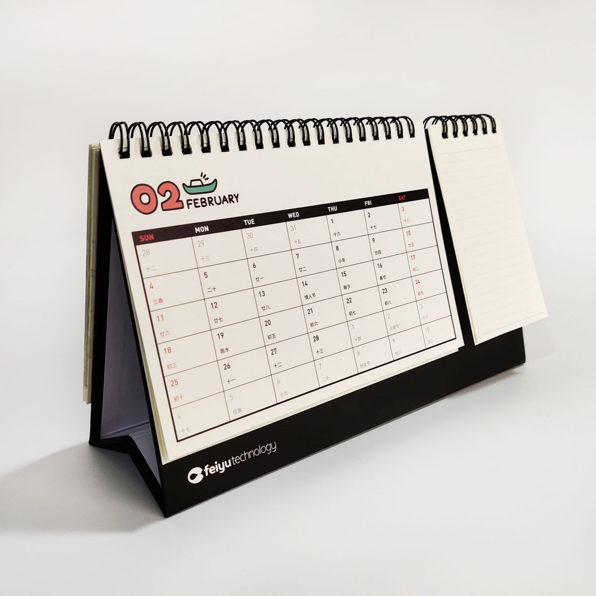 Printed Desk Calendar - Customized Company Calendar