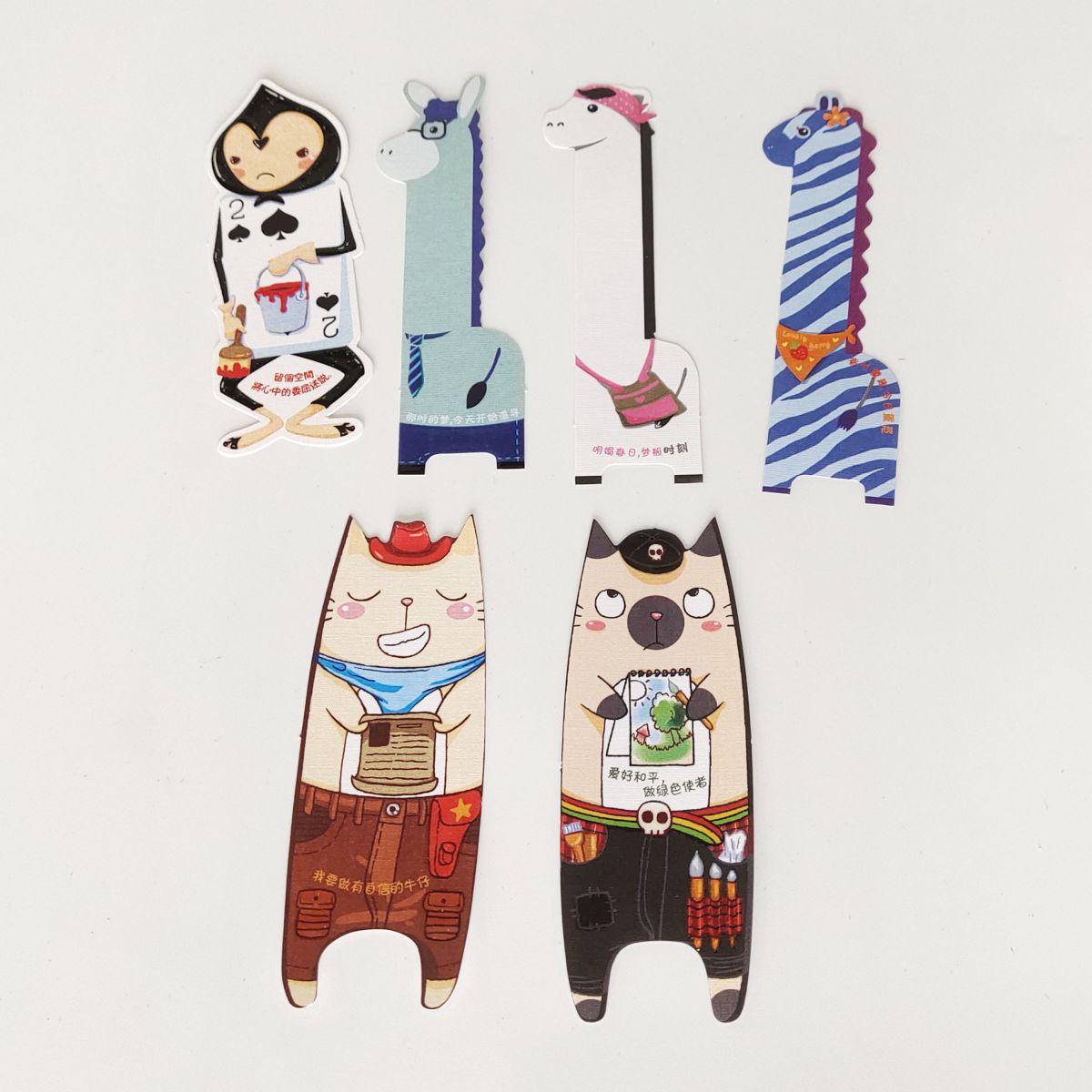 Custom Printed Cute Cartoon Animal Bookmarks