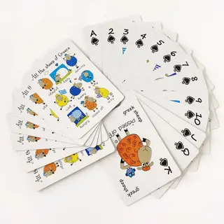 Personalized Cartoon Gift Playing Cards
