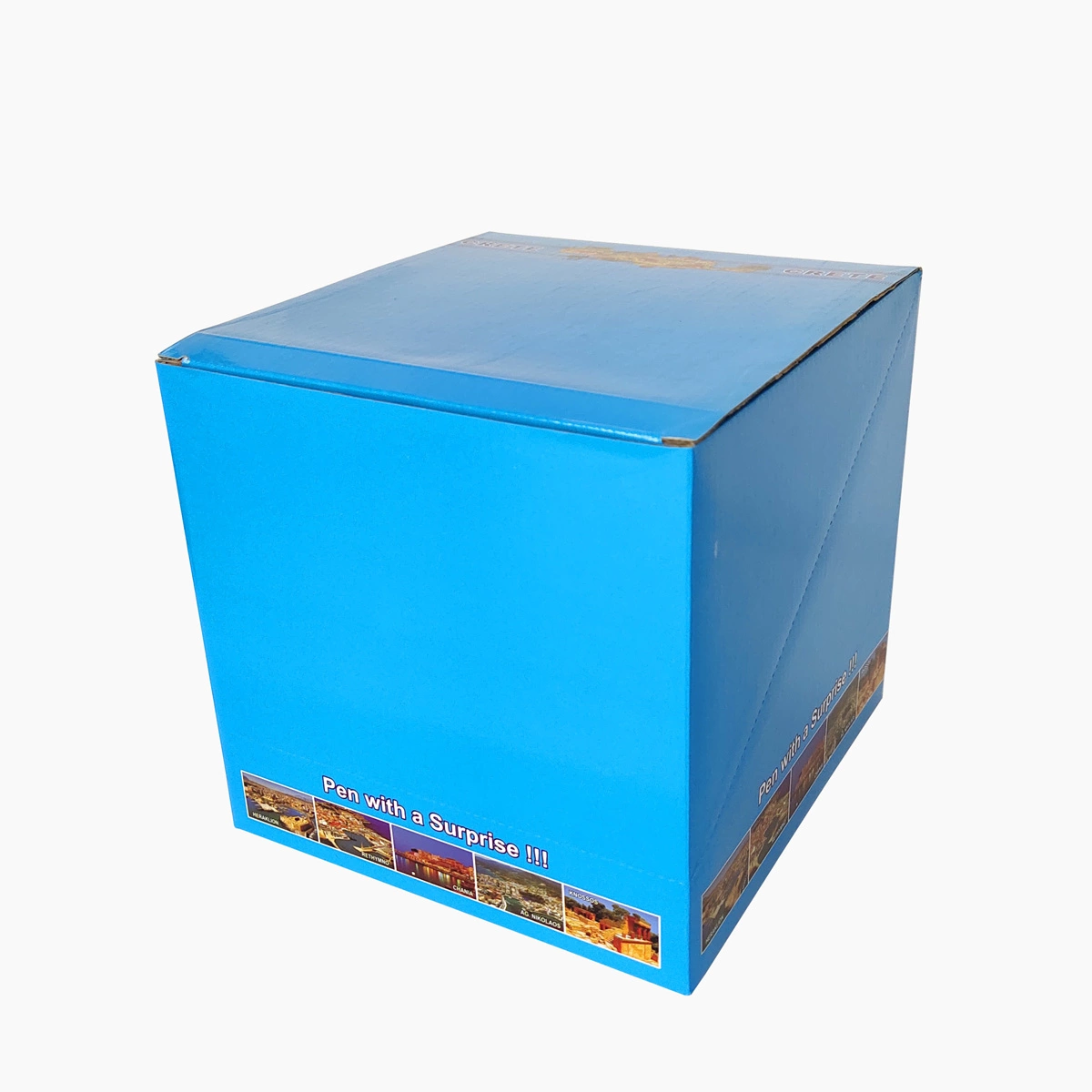 DB004 Package Folding Color Box Corrugated Cardboard Display Box