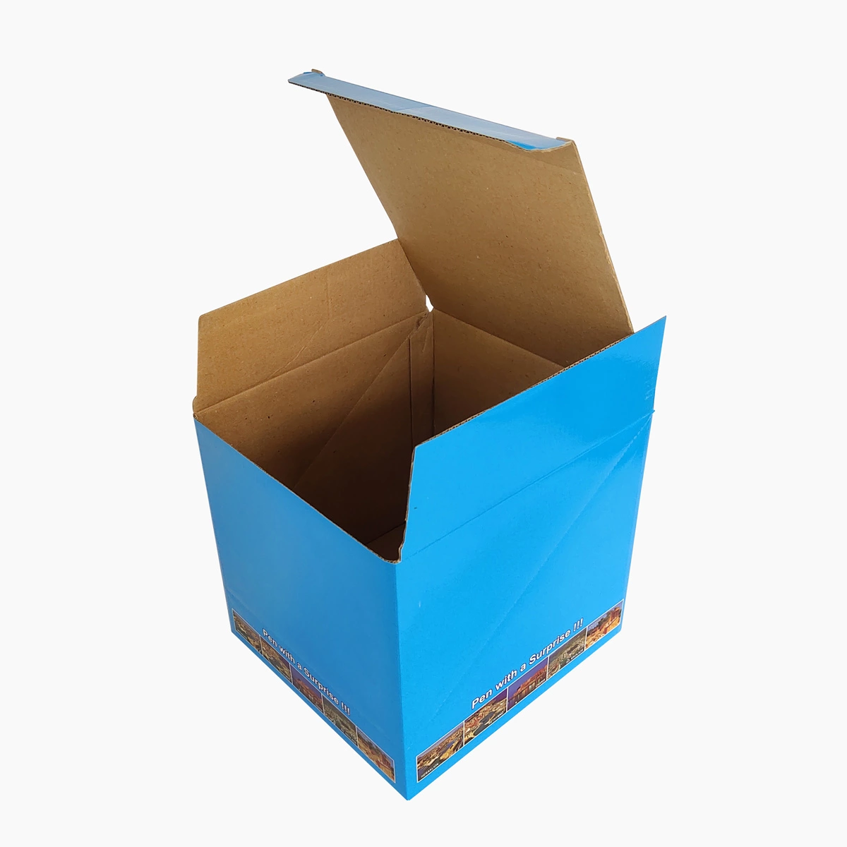 DB004 Folding Color Box Corrugated Cardboard Display Box