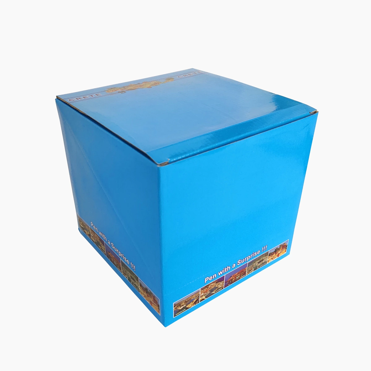 DB004 Pen Package Folding Color Box Corrugated Cardboard Display Box