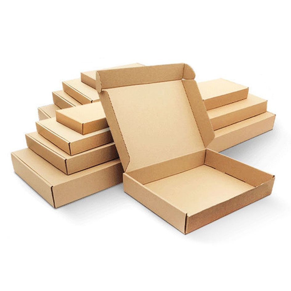High Quality Factory Wholesale Custom Size Cardboard Package Kraft Paper Storage Box