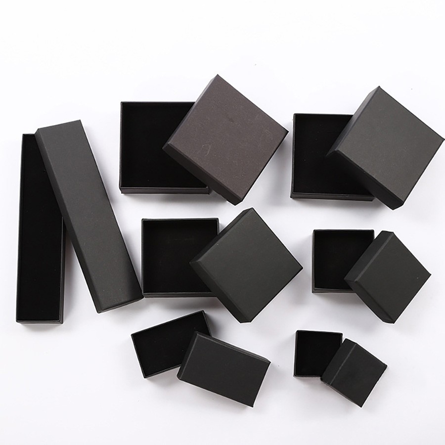 Black Gift Box With Lid