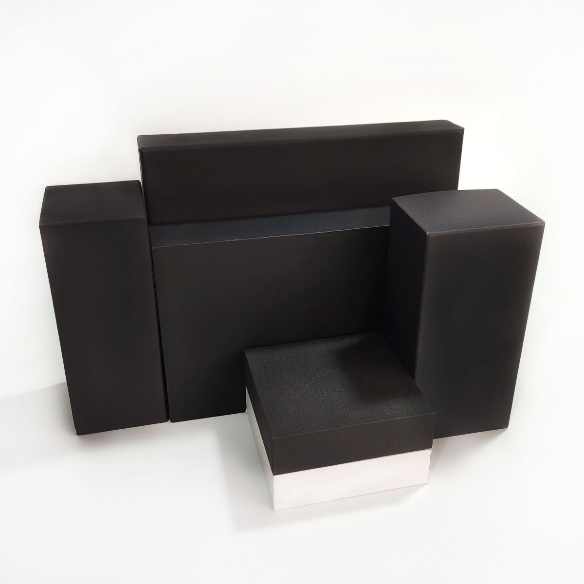 Black Paper Boxes With Lids
