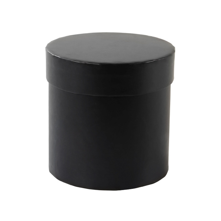 FB003 Black Round Flower Arrangement Box Luxury For Bouquet