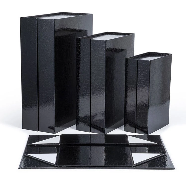 black paper box