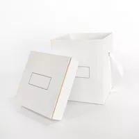 White Paper Box With Lid