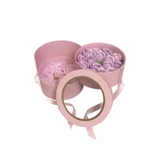 Round Gift Box For Flowers