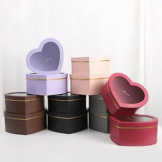 Flower heart box