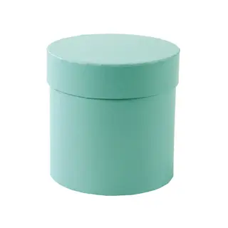 FB003 Cyan Round Flower Arrangement Box Luxury For Bouquet