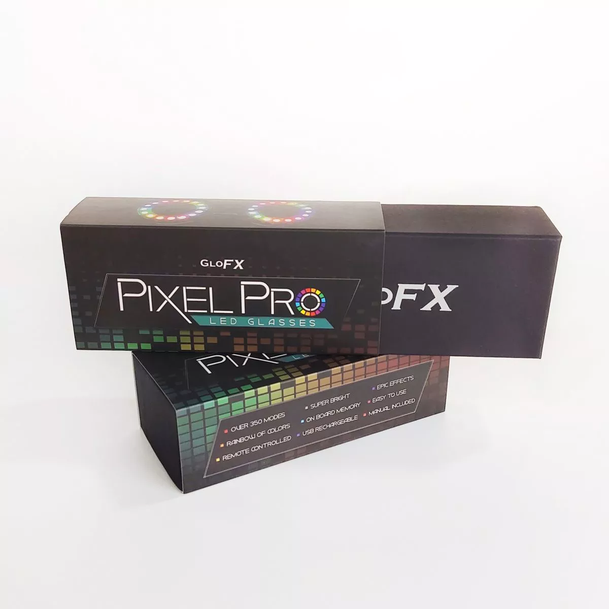 PB034 Pro LED Goggles Box Packaging