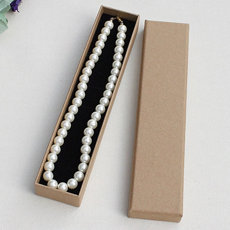 Cotton filled cardboard paper jewelry box