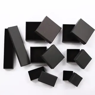 Black Gift Box With Lid