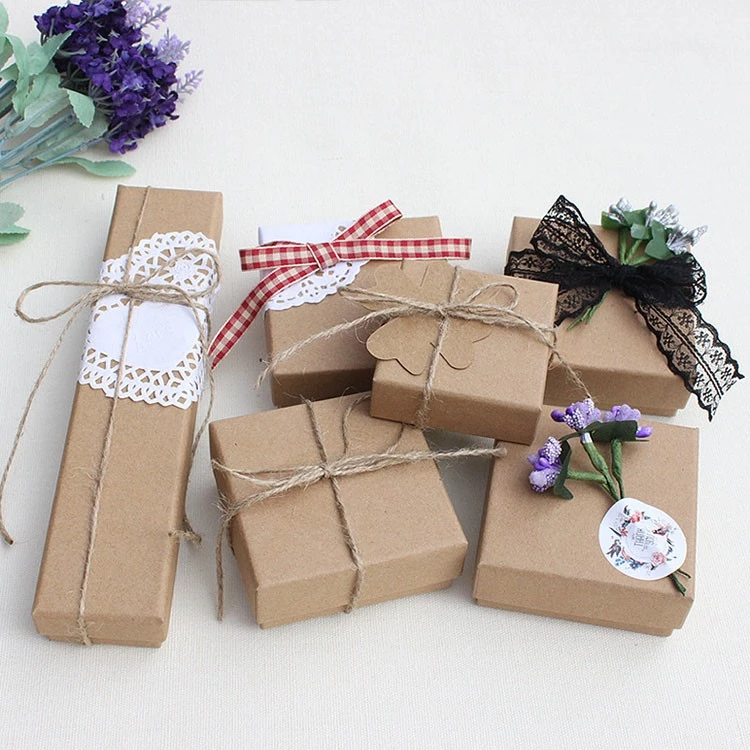 Paper bag and box for clothing jewelry packaging