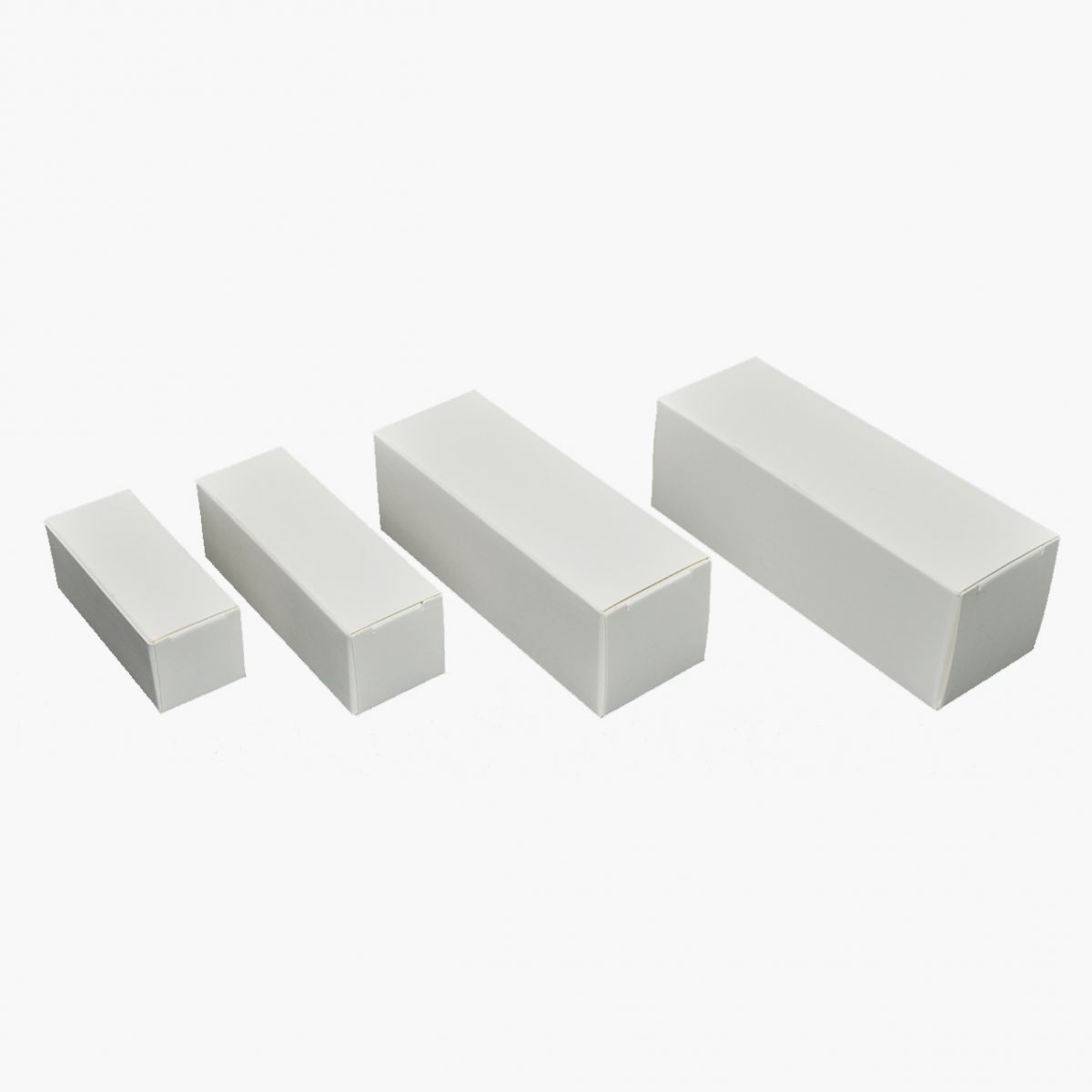 white paper box with lid