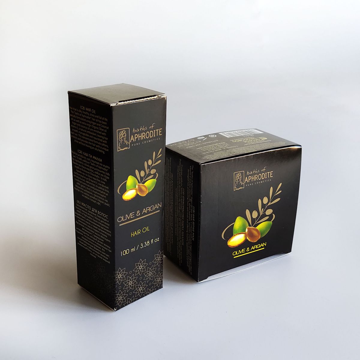 Custom Olive Oil Conditioner Packing Boxes