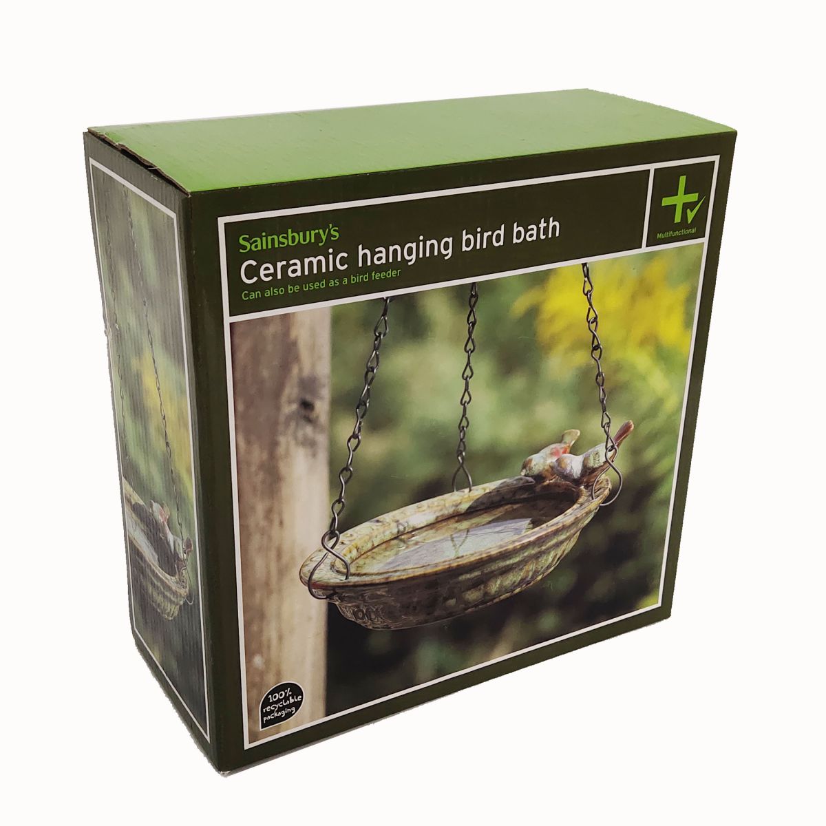 Bird Bath Corrugated Cardboard Package