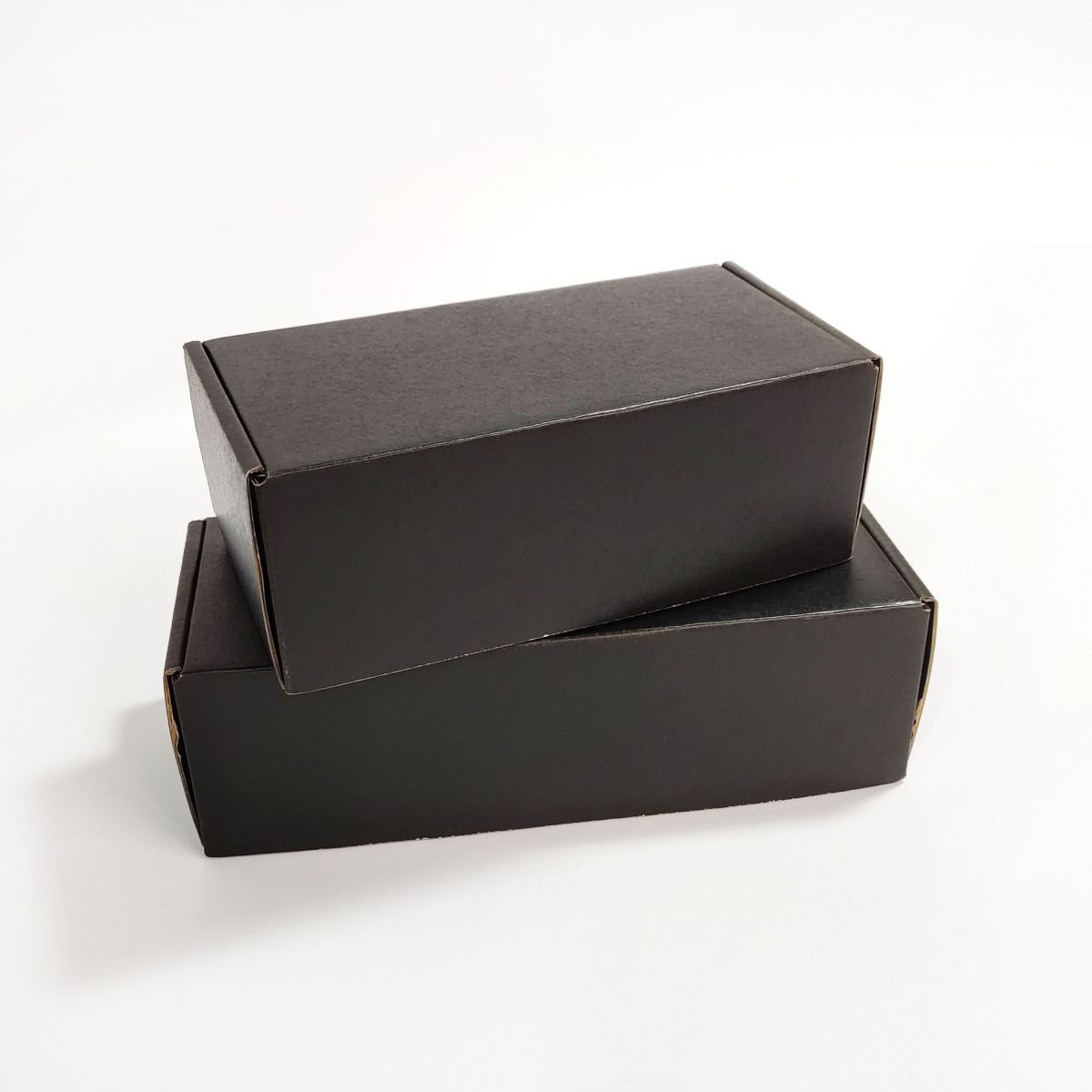 Custom Own Logo Cardboard Black Gift Packaging Folding Box