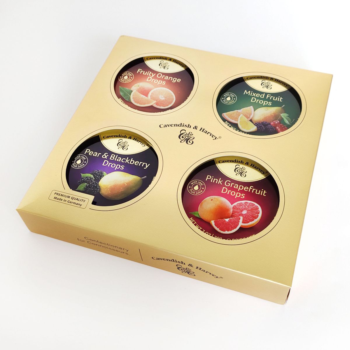 Cavendish&Harvey Mixed Fruit Drops Paper Packing Box