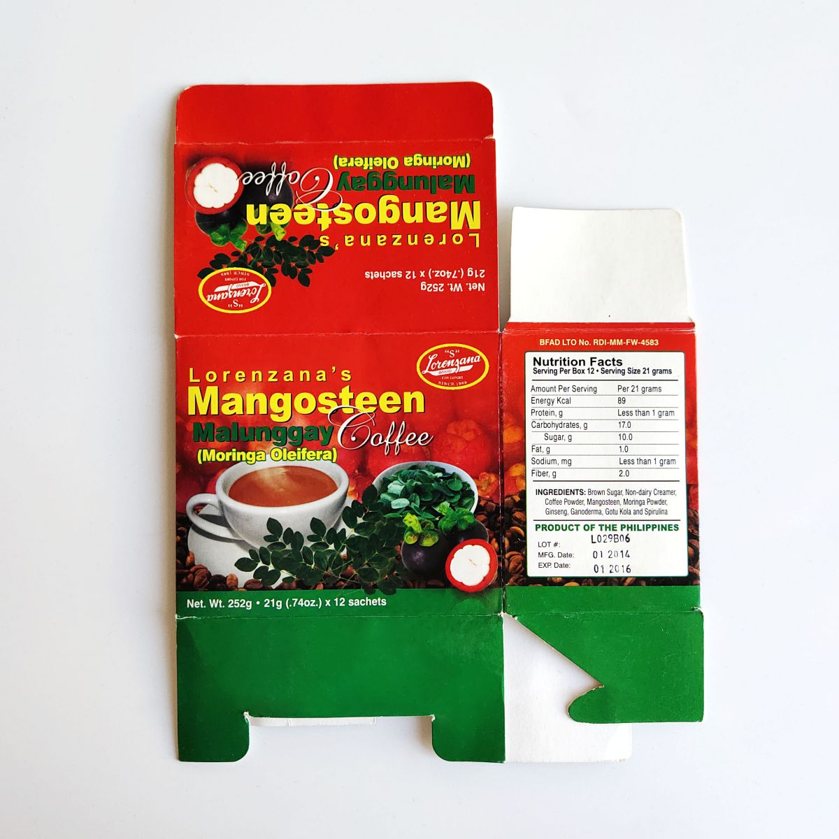 Custom Packing Box-Mangosteen Coffee Packing Boxes